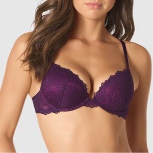 La Senza Push Up Plunge Bra - Deep Plum 🤍 NWT
